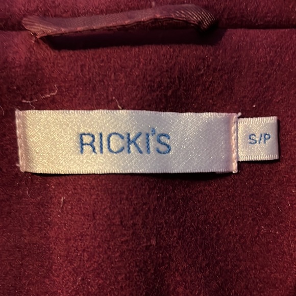 Ladies Dress Coat. Size Small. Ricki’s - Picture 2 of 4